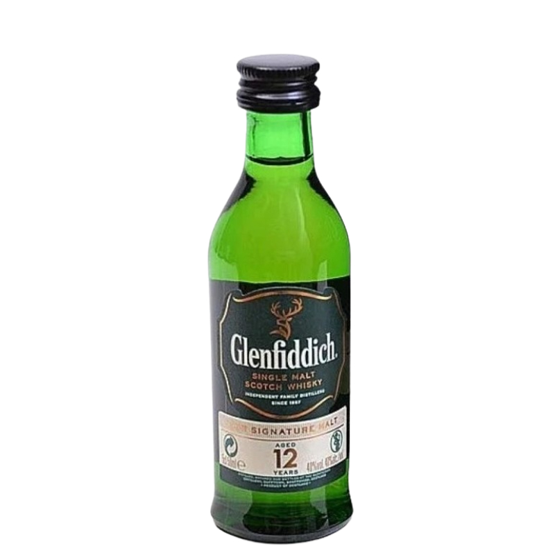 Виски односолодовый Glenfiddich 12 0,05 л.