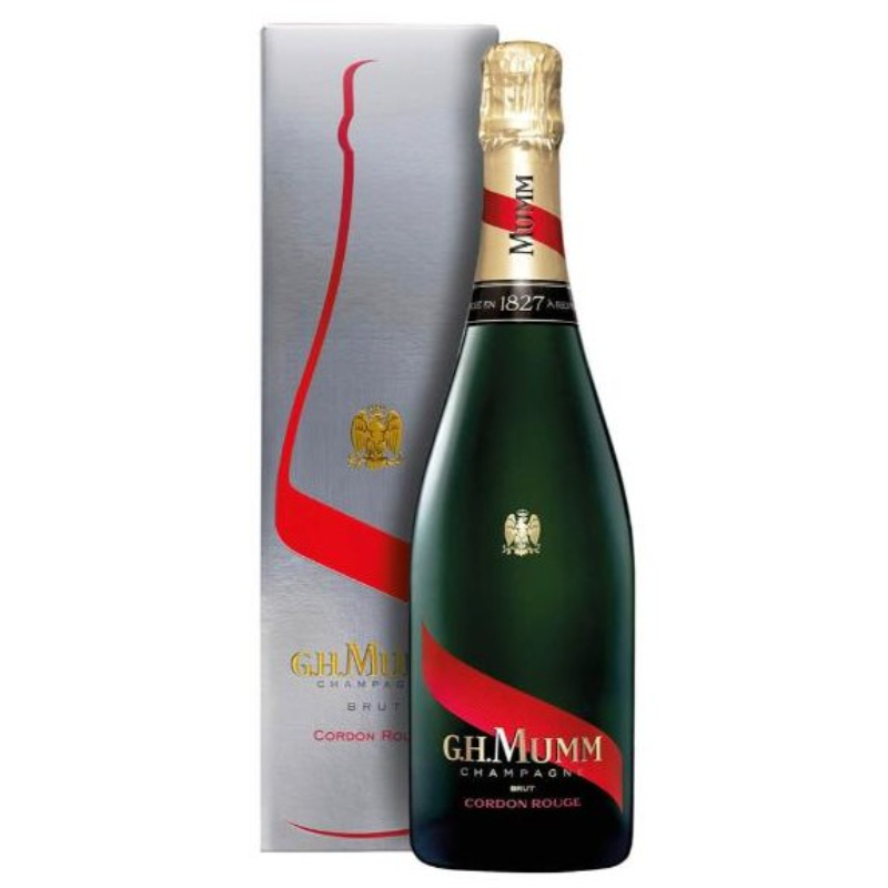 Шампанское Mumm Cordon Rouge Brut 12% gift box 0.75 l