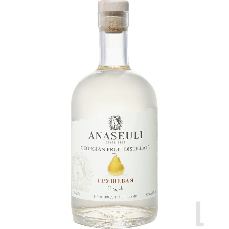Фруктовый дистиллят грушевый выдержанная Анасеули 0.5л.
