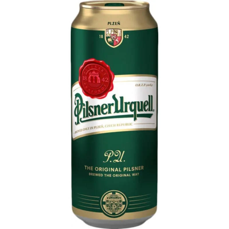 Pilsner Urquell (Пилзнер Урквелл) Пиво светлое фильтр. пастериз. 0,5 ЖБ