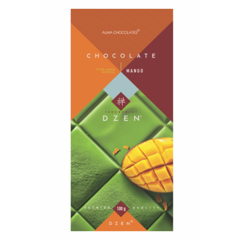 Шоколад Alma Chocolates_шоколад_Dzen_с чаем матча и манго_упаковка (1)