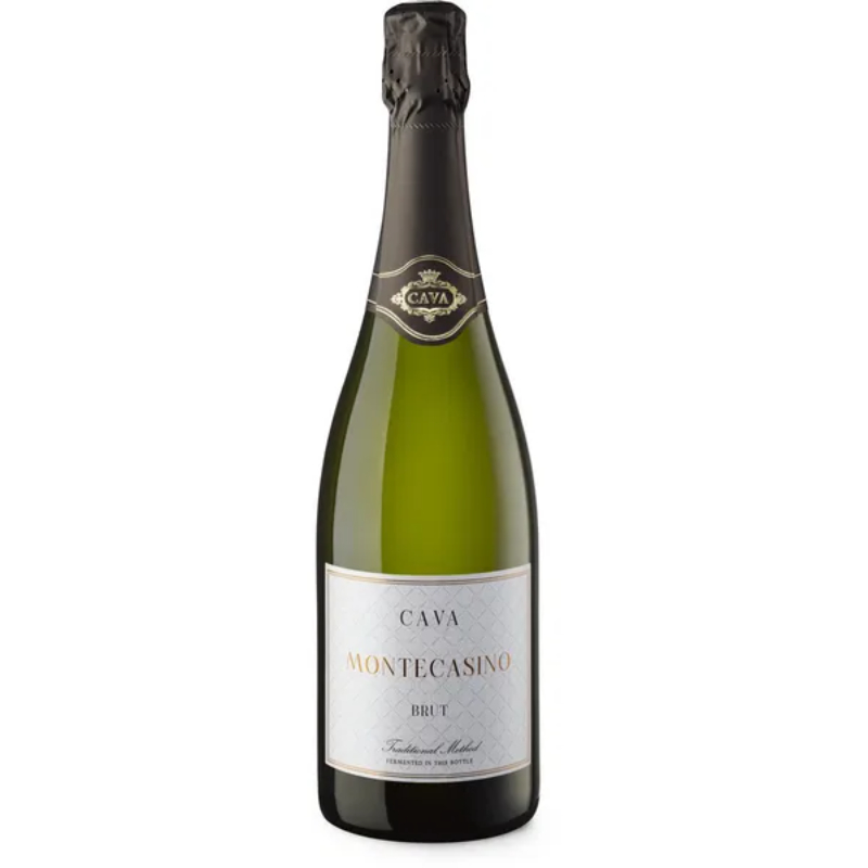 Вино белое сухое игристое Cava Montecasino Brut 0,75