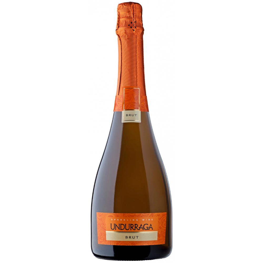 Вино игристое белое сухое Undurraga Brut 0,75л