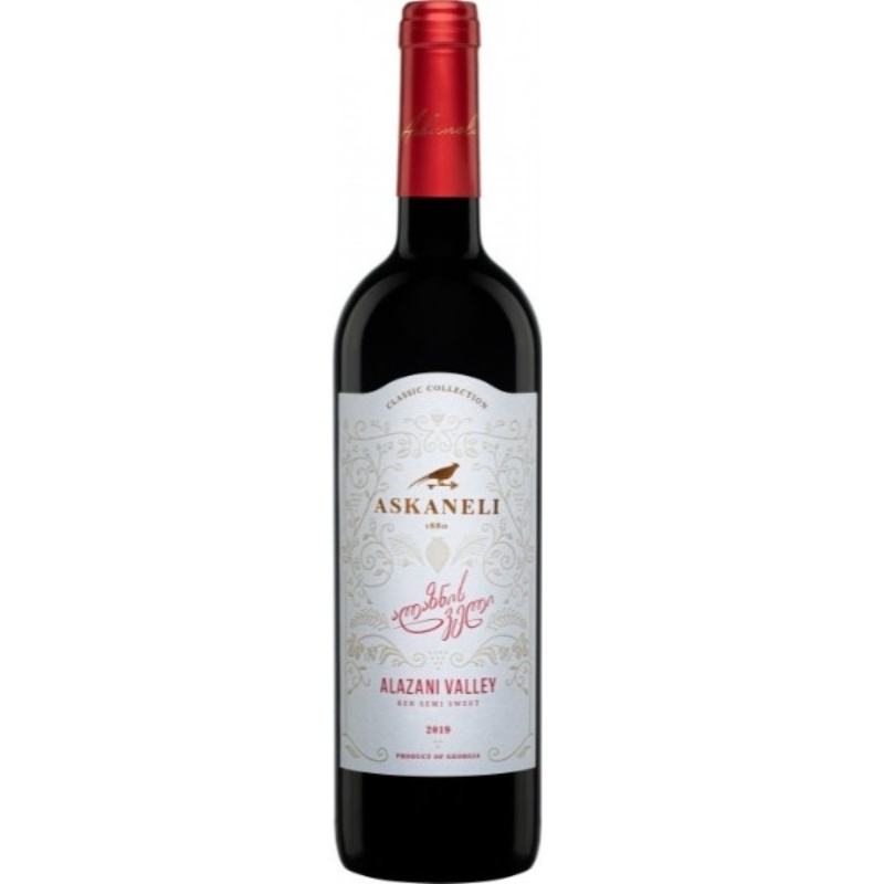 Вино красное полусладкое Алазанская Долина 0,75 л