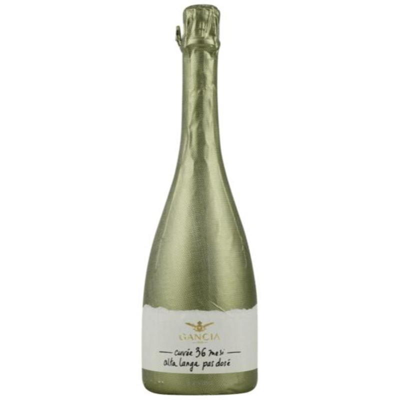Вино игристое сухое белое Кюве Ганча 36 Мези Альта Ланга Пас Дозе 0,75
