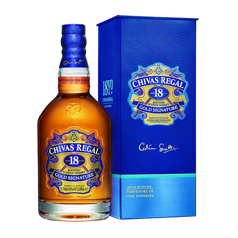 Виски Chivas 18YO box cork 40% 0,7