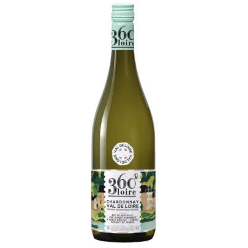 Вино белое сухое 360 Chardonnay 0,75 л.