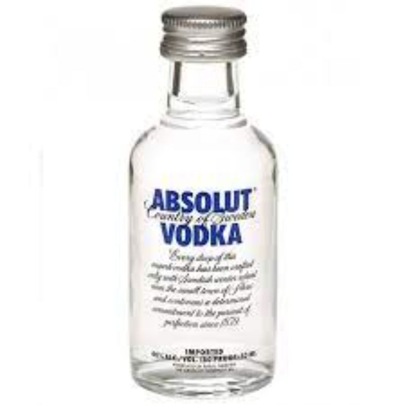 Водка Absolut Blue 40% 0.05