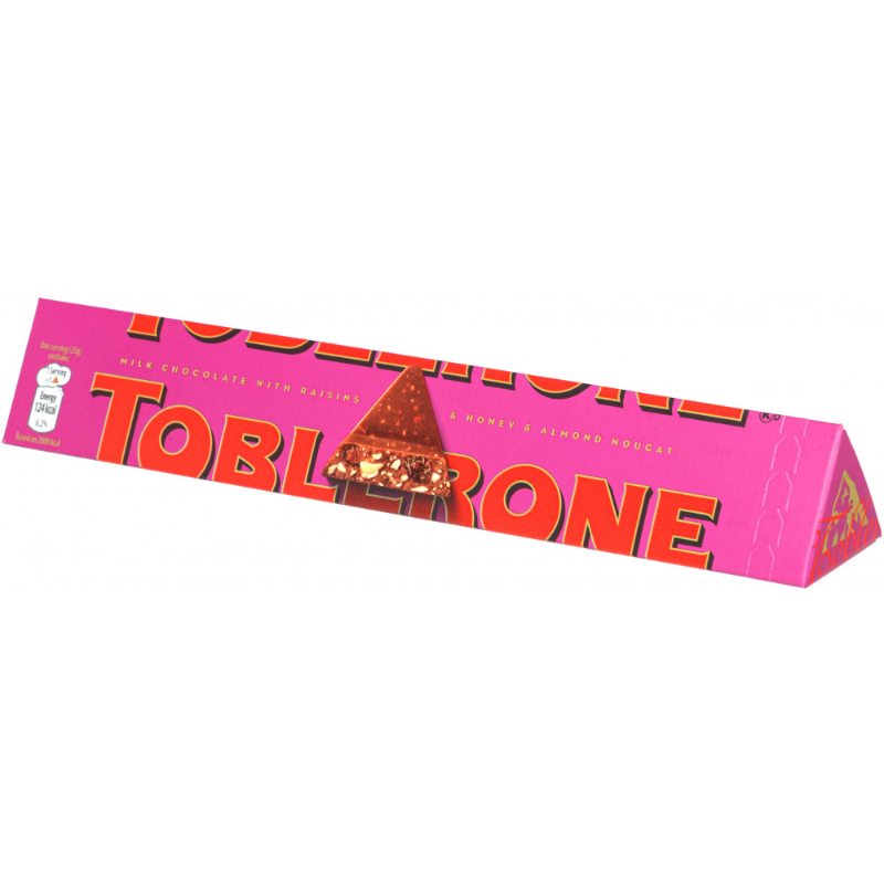 Шоколад Toblerone молочный с изюмом и орехами 100гр