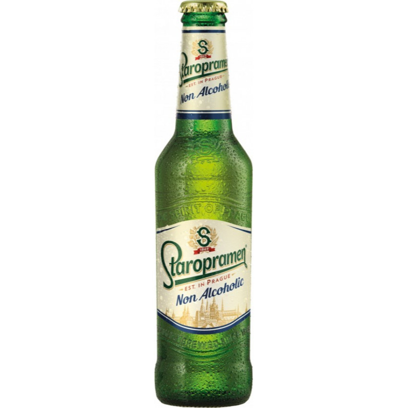STAROPRAMEN NON ALCOHOLIC (СТАРОПРАМЕН БЕЗ АЛКОГОЛЬНОЕ) Пиво св.фил.пастер 0,33СТ