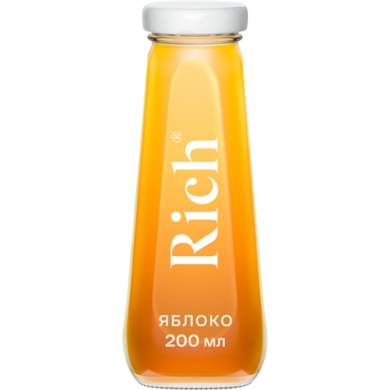 Яблоко 0,2л. Стекло Рич