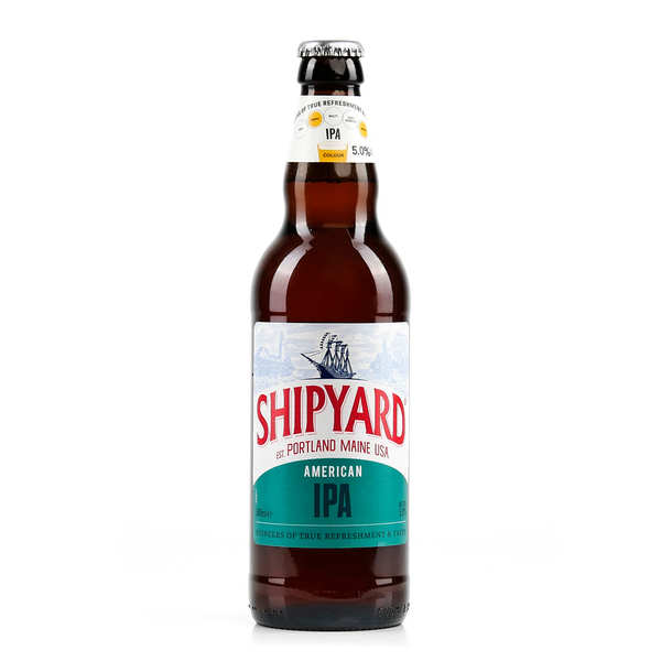 Shipyard American IPA Пиво светлое фильтрованное пастеризованное 0,5 СТ (1уп - 8 шт)