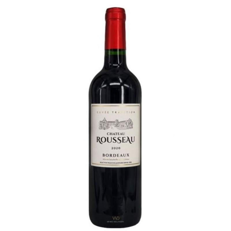 Вино красное сухое Chateau Rousseau Bordeaux  rouge 0,75 л.