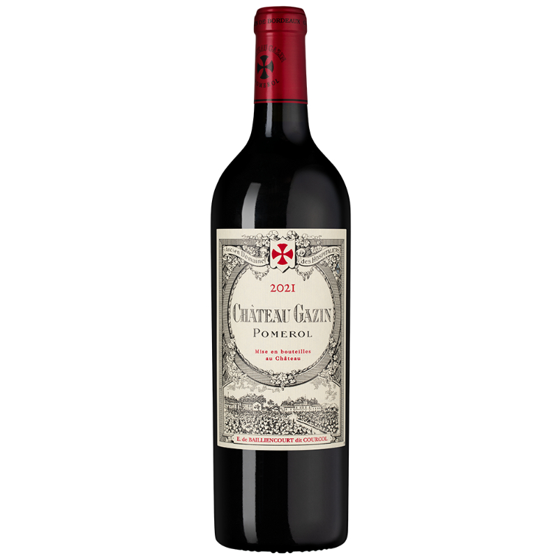 Вино красное сухое Chateau Gazin 2021 VL 0,75 л.