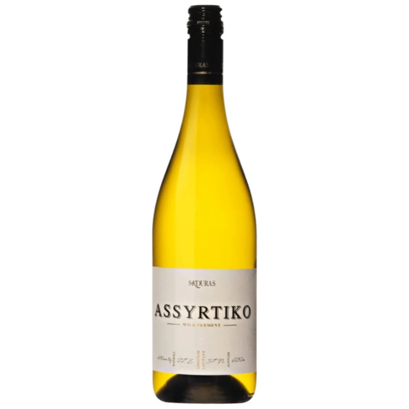 Вино белое сухое Skouras Assyrtiko 0,75л.