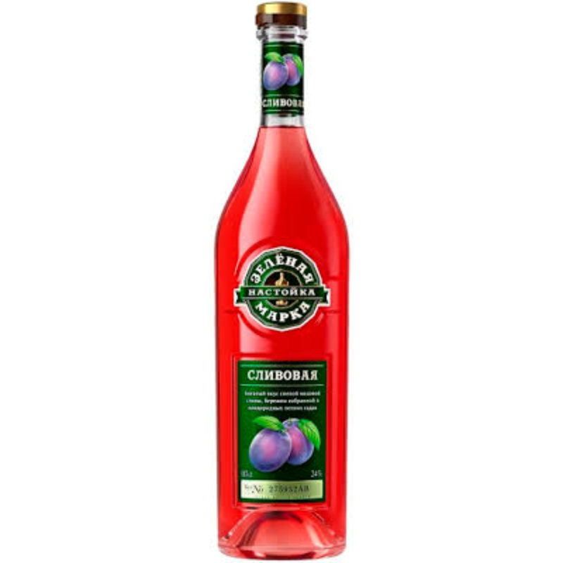 Настойка сладкая Зелёная Марка Сливовая