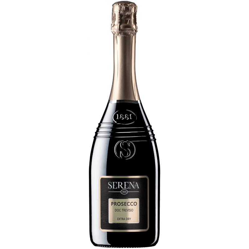 Вино игристое белое сухое Serena Prosecco Treviso Extra Dry 0,75 л.
