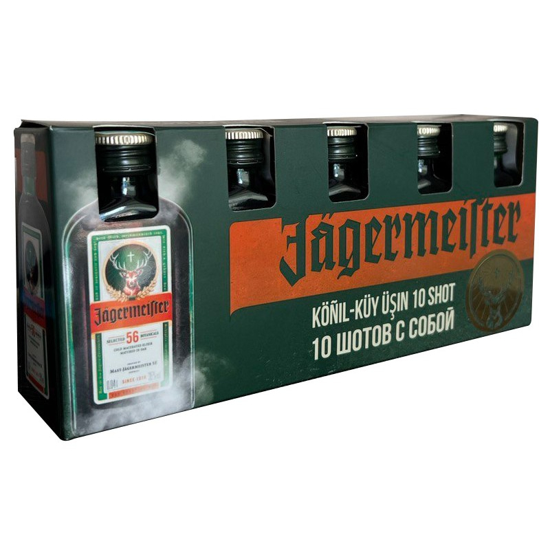 Мультипак  Ликер «Jägermeister» 0,04л.