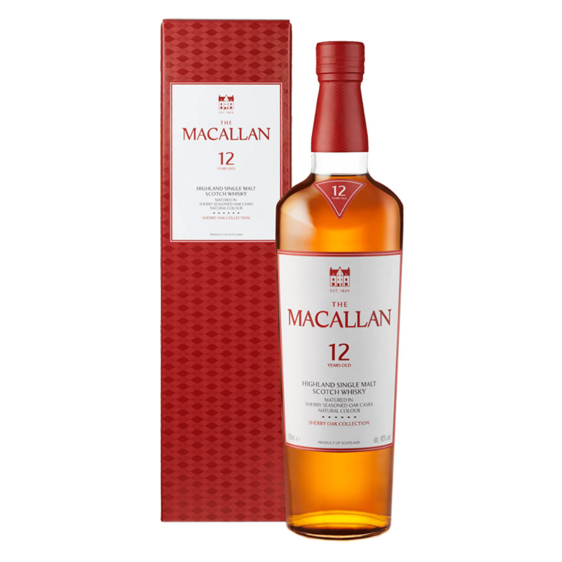 Виски The Macallan Sherry Oak 12 YO 0,7
