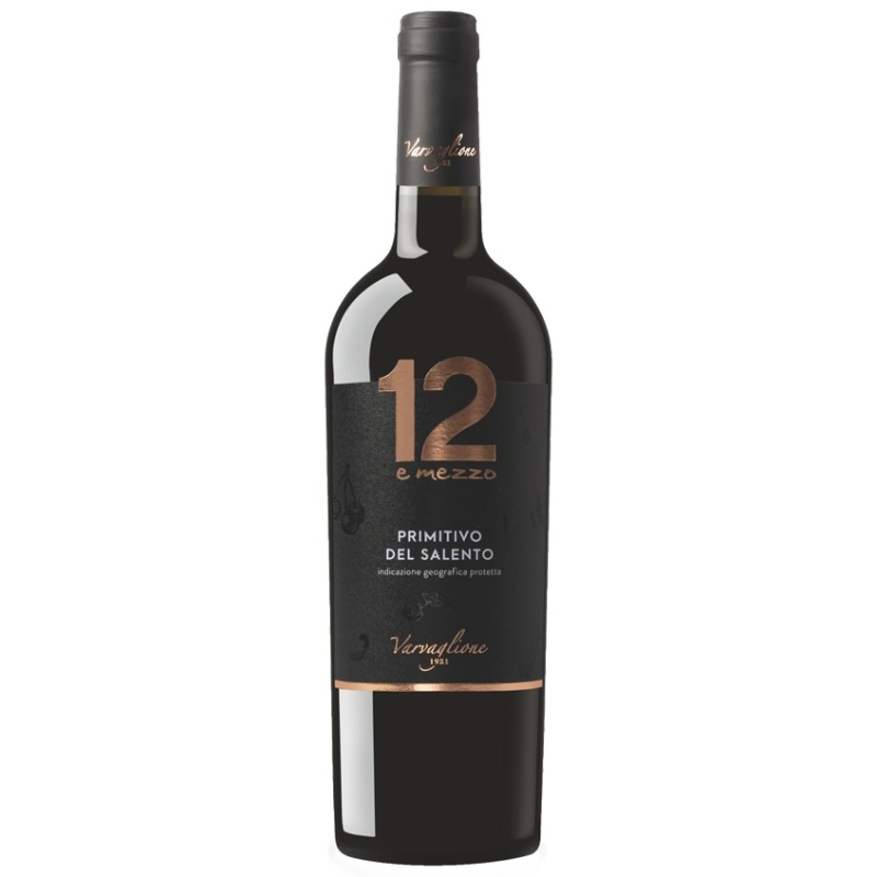 Вино красное сухое Varvaglione 12 e Mezzo Primitivo Salento 1,5 л.