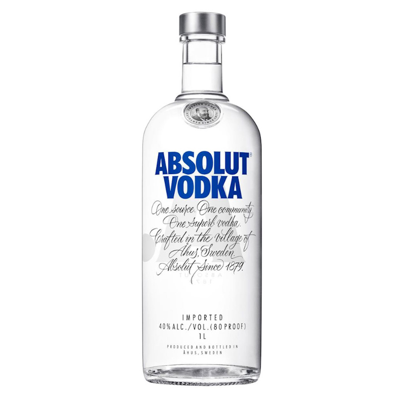 Водка Absolut Blue 40% 0.7