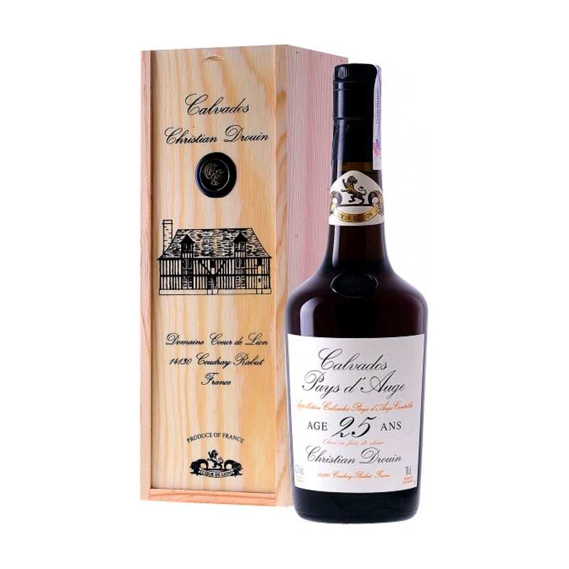 Кальвадос Christian Drouin Pays d’Auge 25 ans d’âge 0,7л.