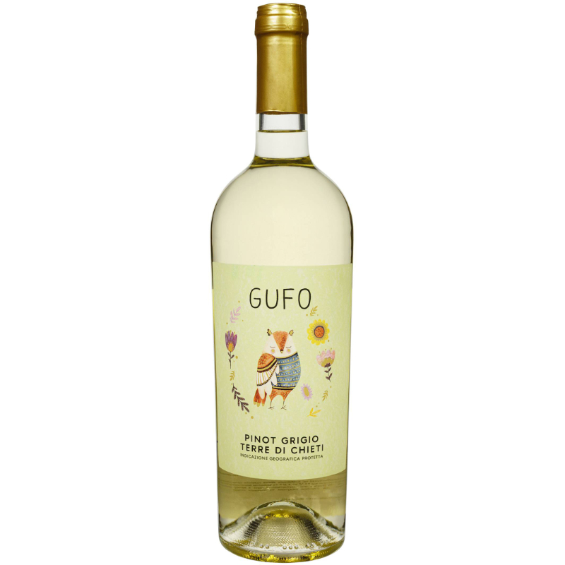 Вино белое сухое Cantina Tollo Gufo Pinot Grigio 0,75 л.