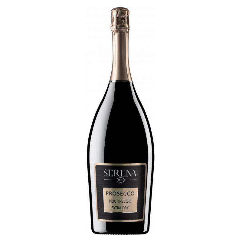 Вино игристое белое сухое Serena Prosecco Treviso Extra Dry 1,5 л.