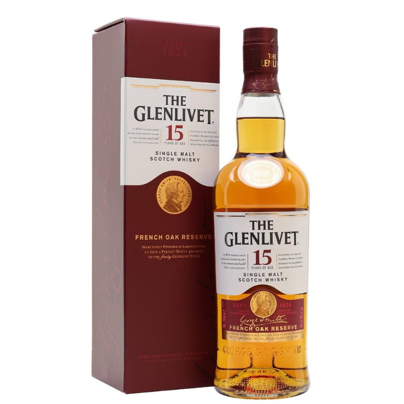 Виски Glenlivet 15YO 40% 0,7