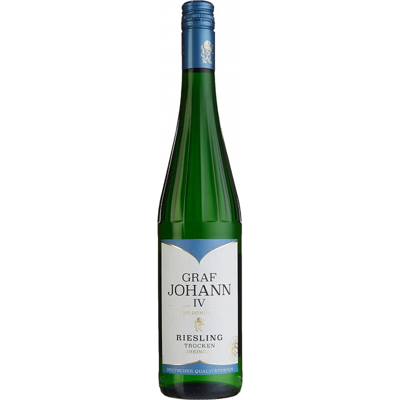 Вино сухое белое GRAF JOHANN IV RIESLING TROCKEN 0.75