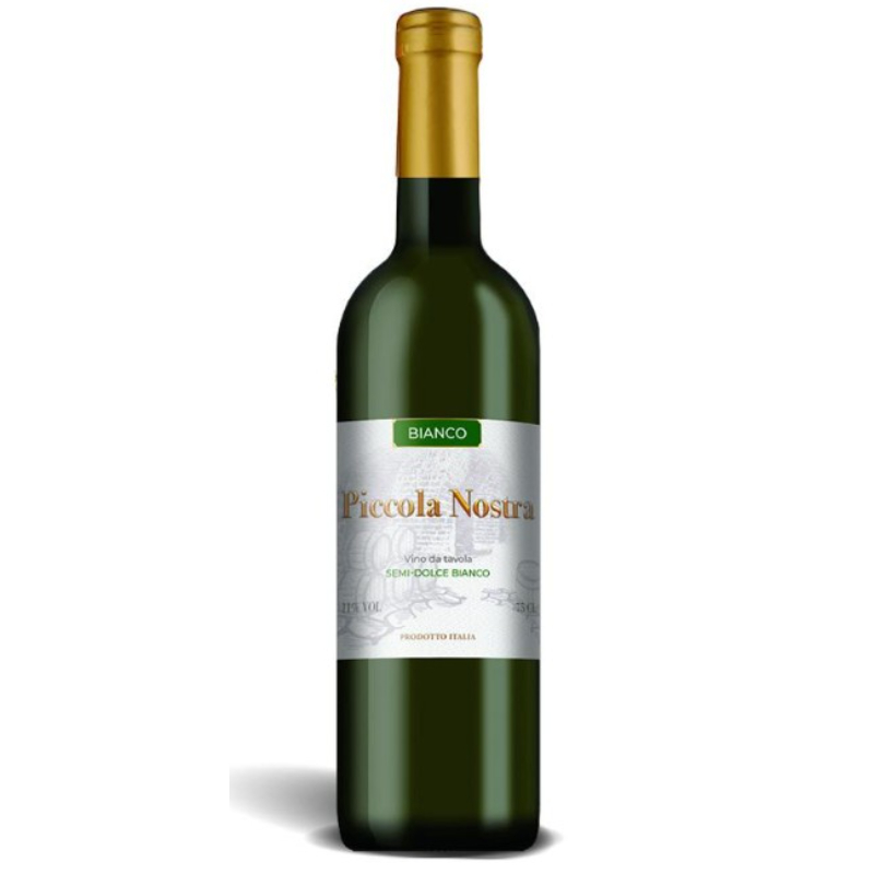 Вино столовое полусладкое белое Piccola Nostra (Пиккола Ностра) 0,75 л. (1)