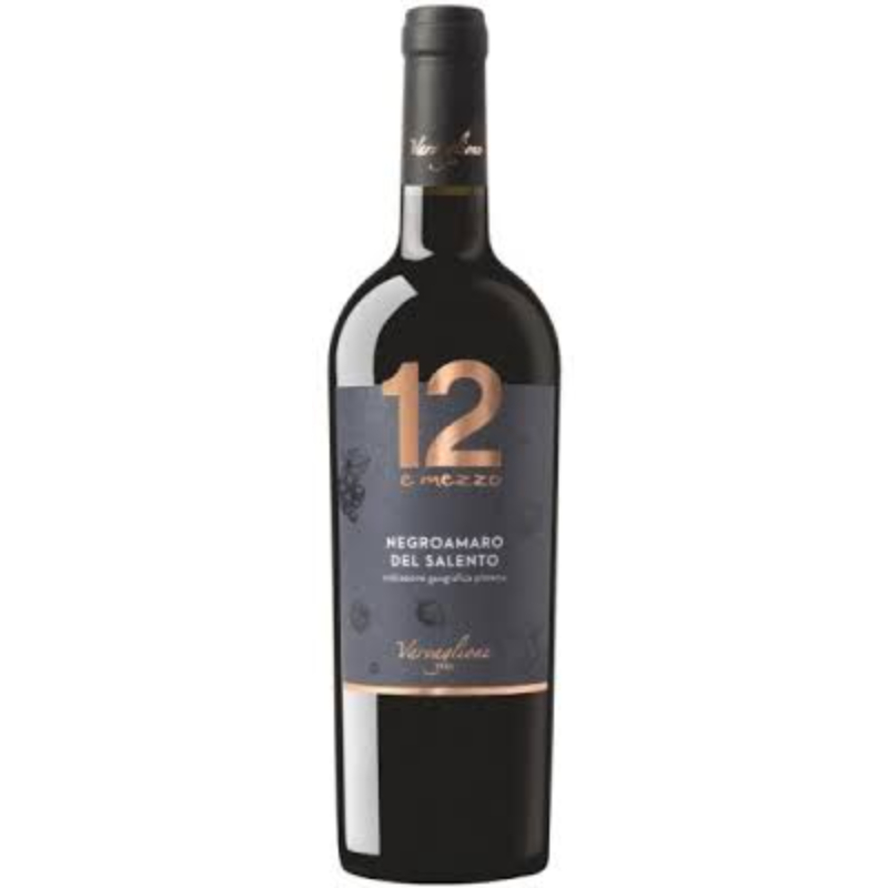 Вино красное сухое Varvaglione 12 e Mezzo Negroamaro Salento 0,75 л.