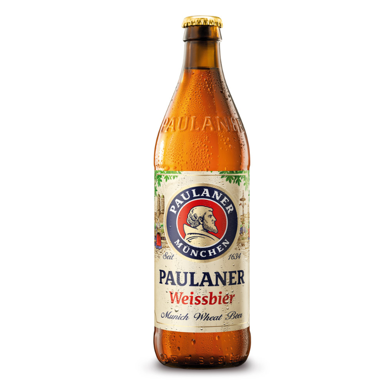 PAULANER WEISSBIER Пиво светлое нефильтрованное пастеризованное 0,5 СТ (1 уп-20 шт)