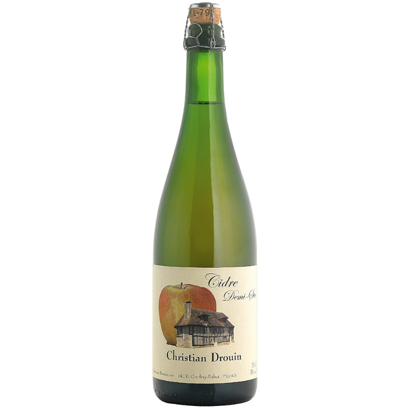 Сидр белый полусухой Christian Drouin Demi-Sec 0,75л