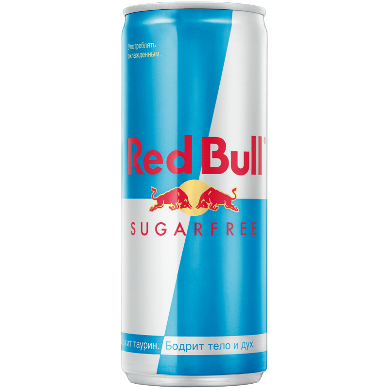 Red Bull Sugar Free жб 0.25