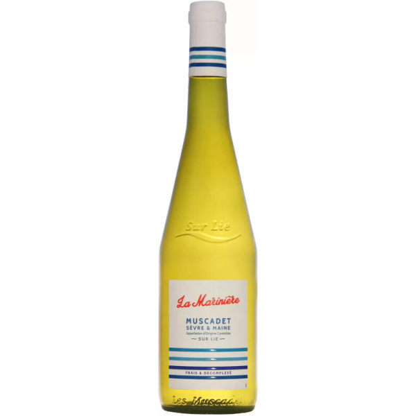 Вино белое сухое La Mariniere Muscadet Sevre et Main 0,75 л.