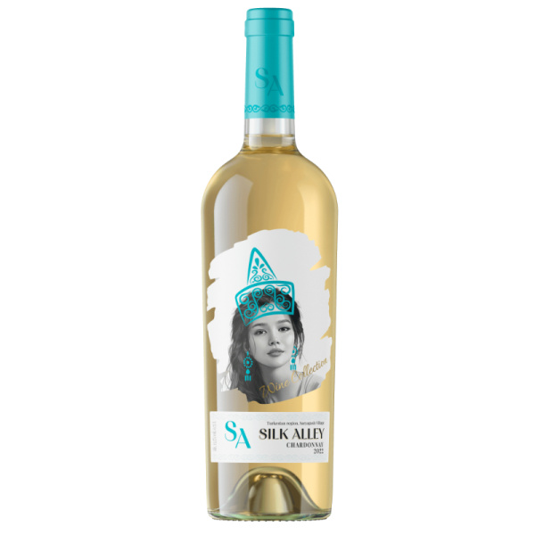 Вино Сухое Белое Silk Alley Chardonnay Dry White Wine 2022 0,75 л