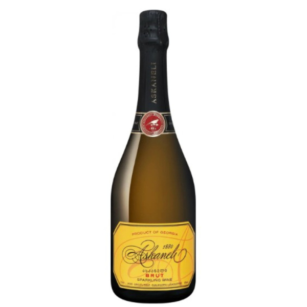 Вино белое сухое игристое Асканели 0,75 л