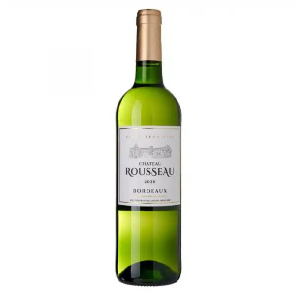 Вино белое сухое Chateau Rousseau Bordeaux blanc 0,75 л.
