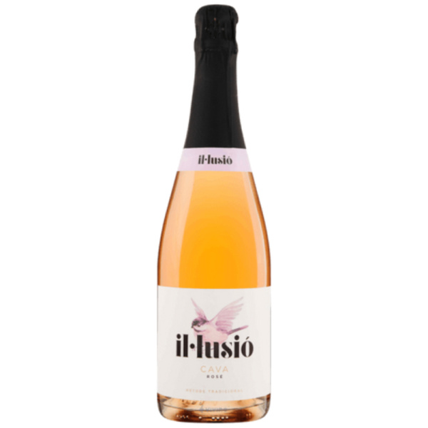 Вино розовое сухое игристое Josep Masachs Il-Lusio Cava Brut Rose 0,75 л