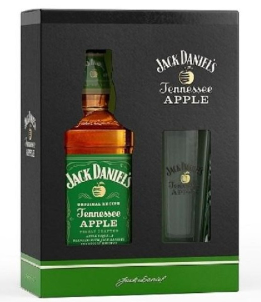 Ликер Jack Daniel’s Tennessee Apple 0,7л с бокалом