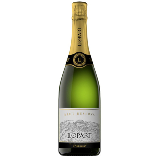 Вино белое сухое игристое Llopart Reserva Brut 0,75л.