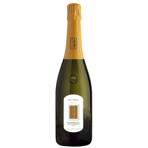 Вино сухое игристое белое Adami Dei Castel Valdobbiadene Extra Dry 0.75
