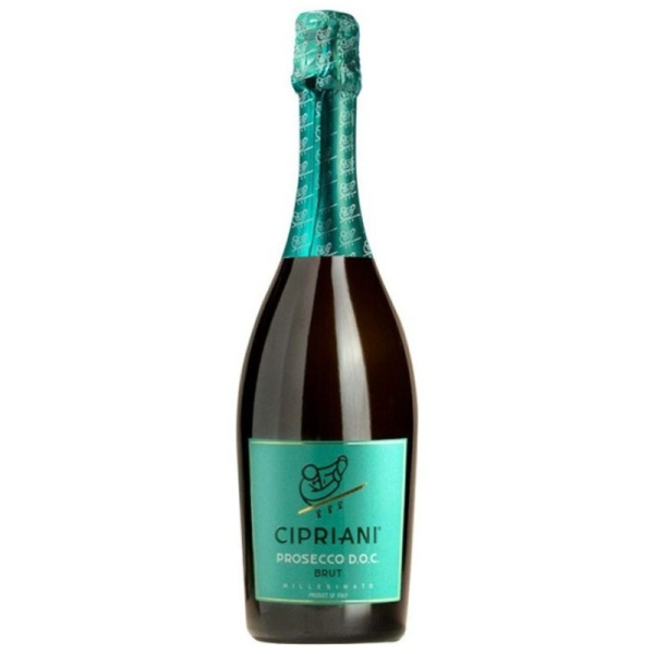 Вино Cipriani Prosecco SP. Brut Mill. 0,75 л 12%