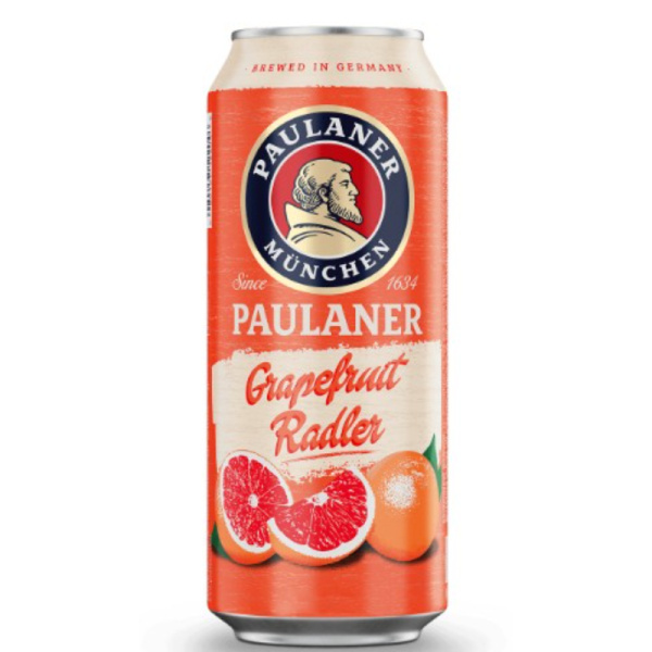 PAULANER GRAPEFRUIT RADLER Пивной напиток светлый фильтрованный пастеризованный 0,5 (1)