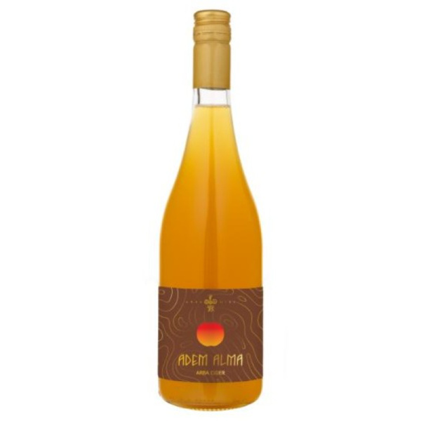 Сидр полусухой ADEM ALMA 2023 (бочковой) фильтр. ст.бут винт 0,75 л