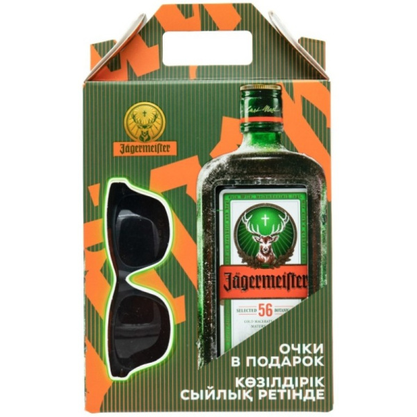 Jagermeister ПУ 0,7 с очками
