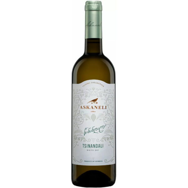 Вино белое сухое Цинандали 0,75 л