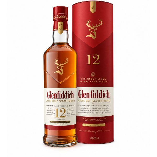 Вино крепкий алкоголь (виски) Glenfiddich 12 Sherry Cask