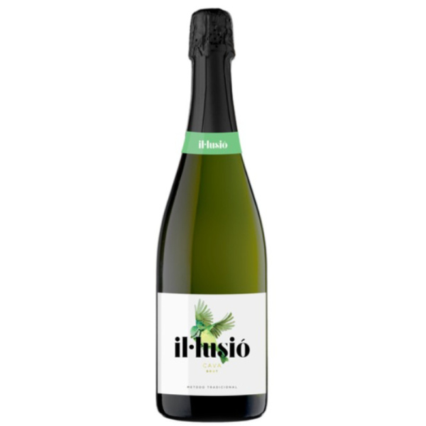 Вино белое сухое игристое Josep Masachs Il-Lusio Cava Brut 0,75 л
